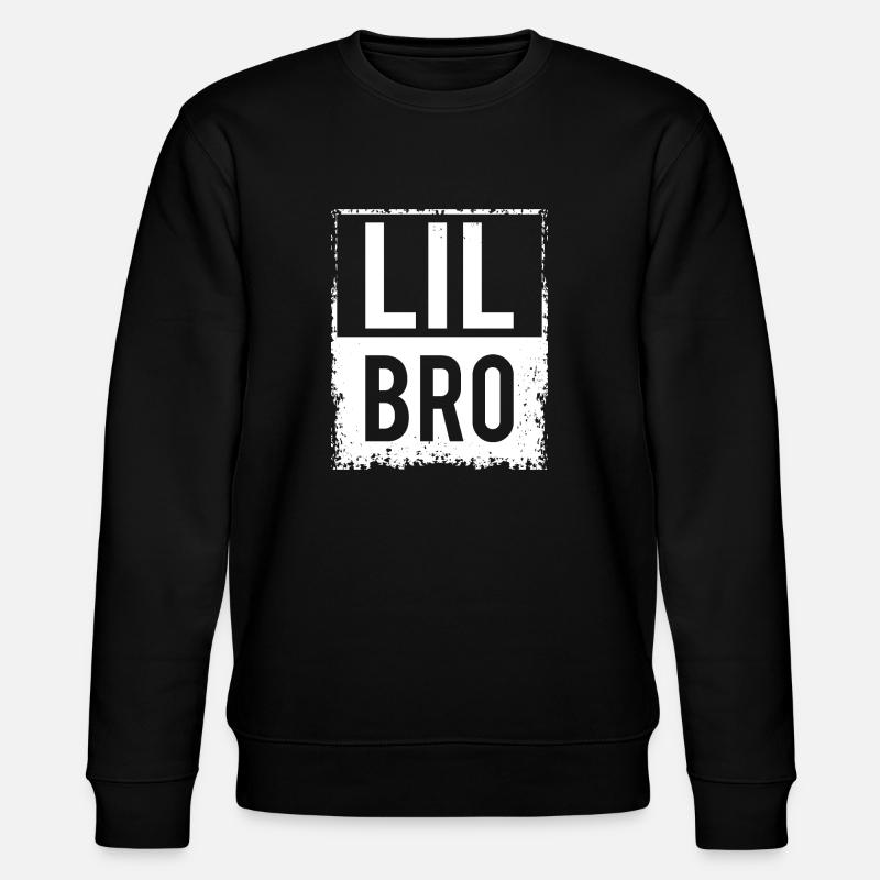 Younger brother sibling gift - Stanley/Stella CHANGER Unisex Organic Sweatshirt - black