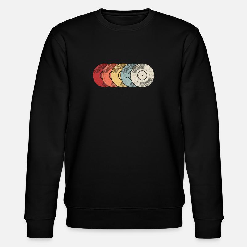 Vinyle phonographe Cadeau - Sweat bio CHANGER Stanley/Stella Unisexe - noir