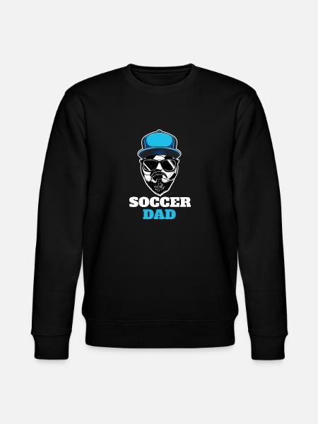 Funny Football Father - Stanley/Stella CHANGER Unisex Organic Sweatshirt - black