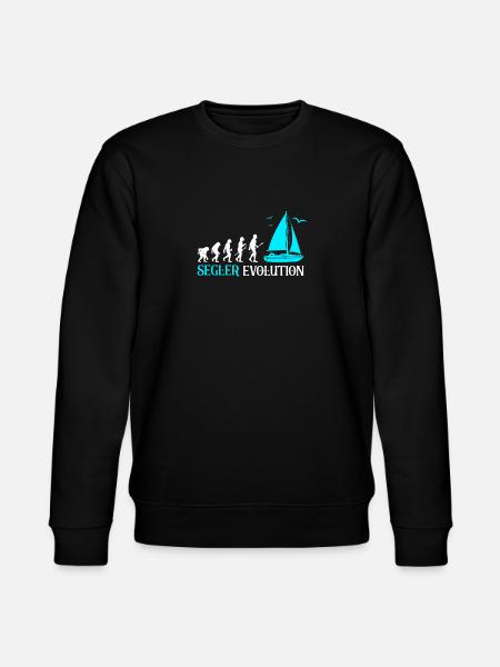 Sailor Sailing Ship Sailboat - Stanley/Stella CHANGER Unisex Organic Sweatshirt - black