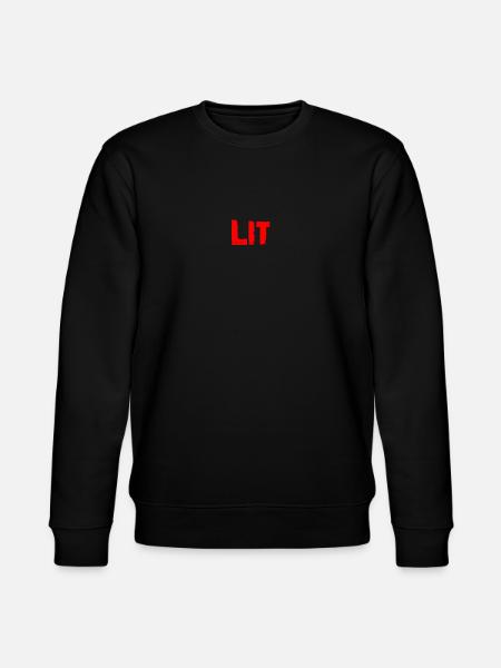 lit great nice super good - Stanley/Stella CHANGER Unisex Organic Sweatshirt - black