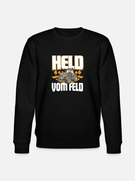 Landwirt Held Vom Feld - Stanley/Stella Unisex Bio-Sweatshirt CHANGER - Schwarz