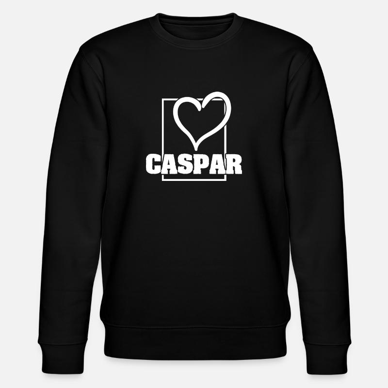 Caspar - Stanley/Stella Unisex Bio-Sweatshirt CHANGER  - Schwarz