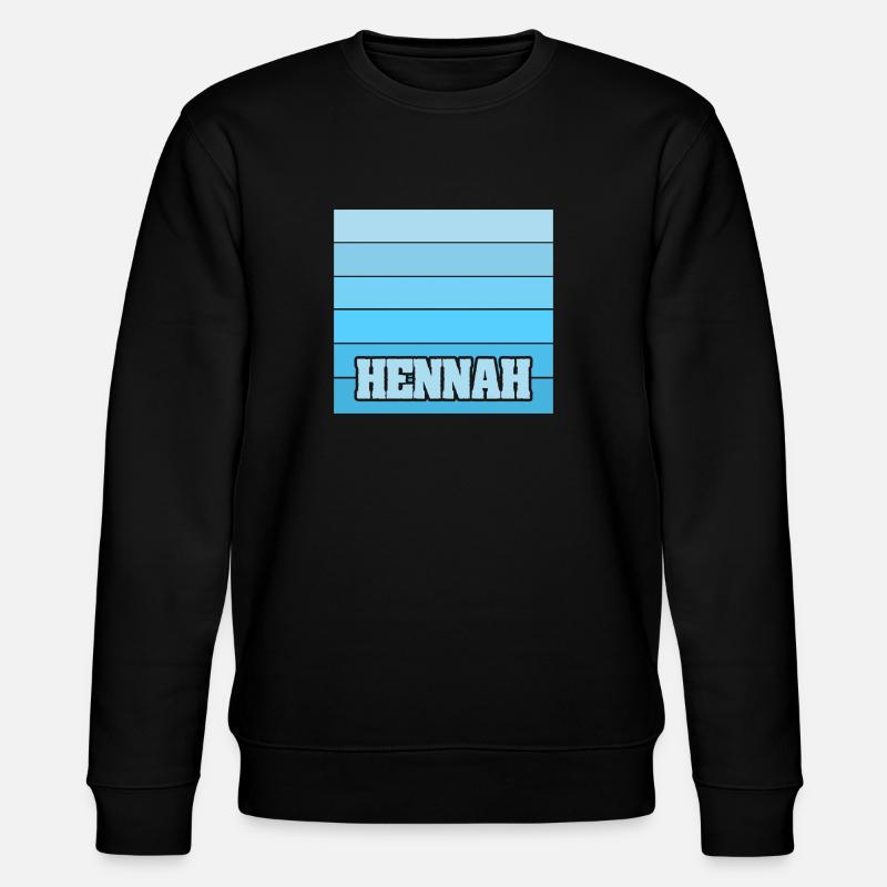 Frauenname Hennah - Stanley/Stella Unisex Bio-Sweatshirt CHANGER  - Schwarz