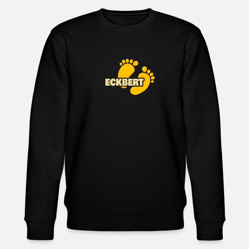 Eckbert as birth - Stanley/Stella CHANGER Unisex Organic Sweatshirt - black