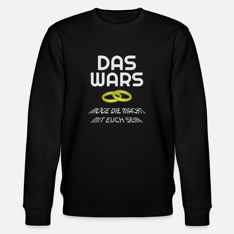 das wars - Stanley/Stella Unisex Bio-Sweatshirt CHANGER  - Schwarz