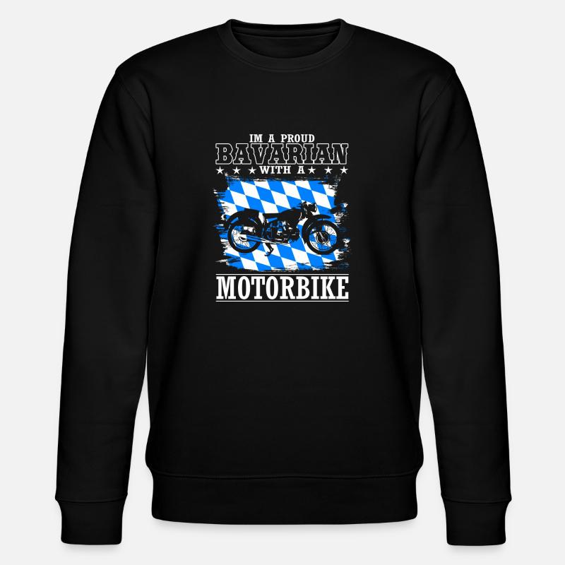 Moto, bavière, motard - Sweat bio CHANGER Stanley/Stella Unisexe - noir
