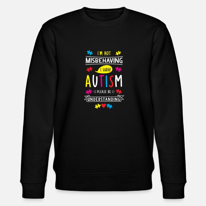 Autismus - Stanley/Stella Unisex Bio-Sweatshirt CHANGER  - Schwarz