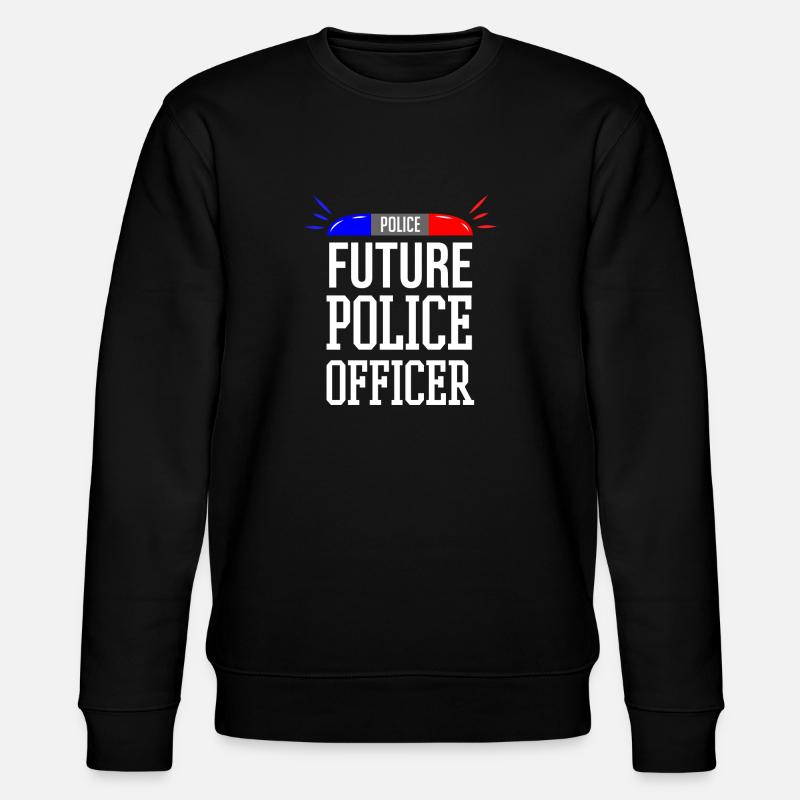 Future policeman - Stanley/Stella CHANGER Unisex Organic Sweatshirt - black