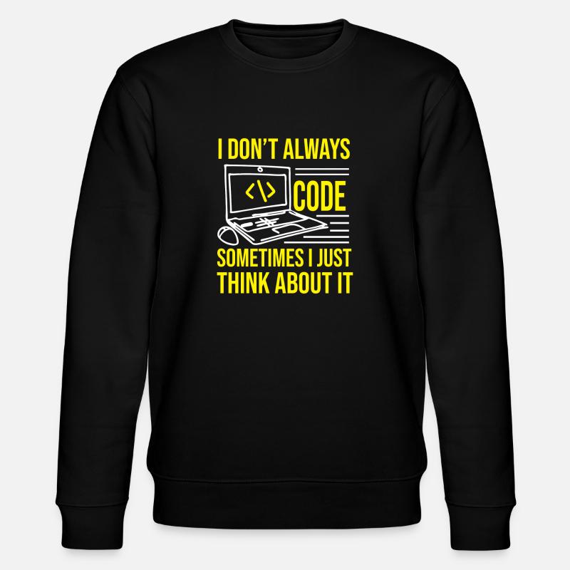 Programmieren - Stanley/Stella Unisex Bio-Sweatshirt CHANGER  - Schwarz