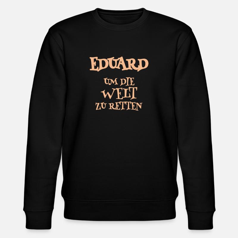 Eduard - Stanley/Stella Unisex Bio-Sweatshirt CHANGER  - Schwarz