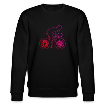 Vélo de route pour hommes Vélo de route Vélo de route Vélo de route - Sweat bio CHANGER Stanley/Stella Unisexe - noir - Devant - Nik (191cm) & Marisol (170cm)