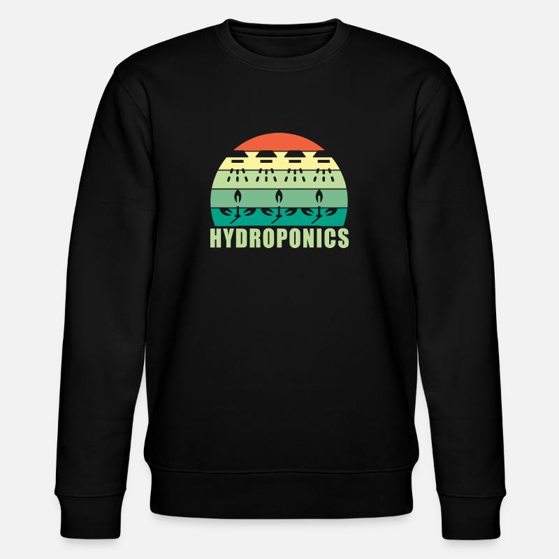 Hydroponik - Stanley/Stella Unisex Bio-Sweatshirt CHANGER  - Schwarz