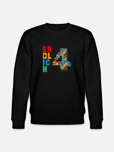 Finally 4 building blocks - Stanley/Stella CHANGER Unisex Organic Sweatshirt - black