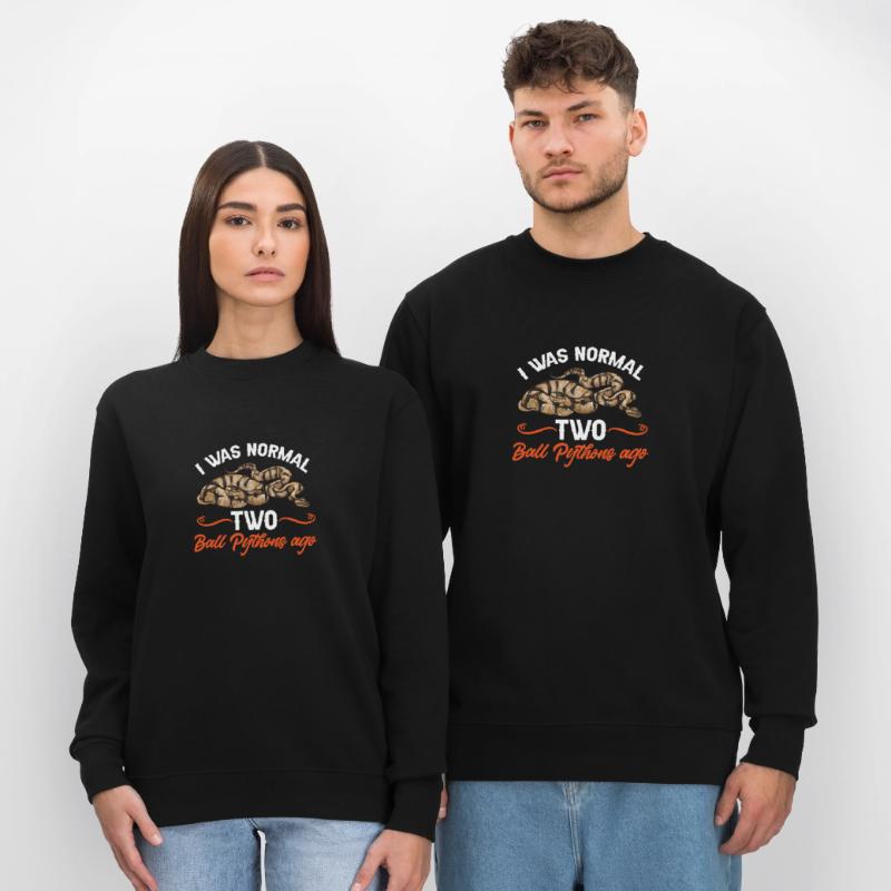 Ball Python Schlange Königspython Stanley/Stella Unisex Bio-Sweatshirt CHANGER 