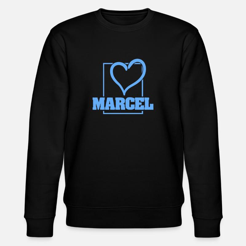 Marcel as Bachelor - Stanley/Stella CHANGER Unisex Organic Sweatshirt - black