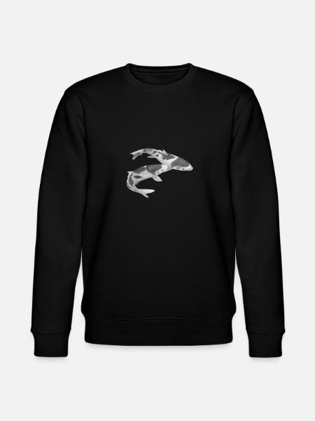 Japanese Koi Fish - Stanley/Stella CHANGER Unisex Organic Sweatshirt - black