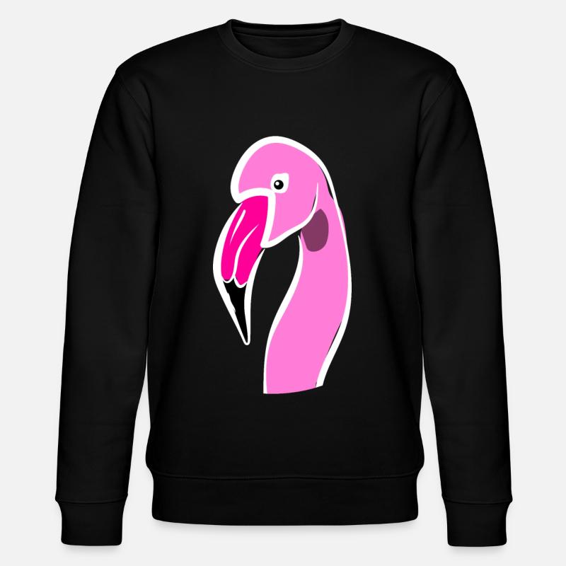 Flamingos Flamingo - Stanley/Stella Unisex Bio-Sweatshirt CHANGER  - Schwarz