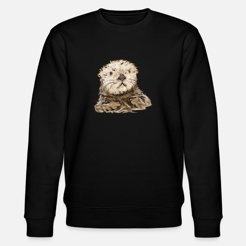 Loutre de mer - Sweat bio CHANGER Stanley/Stella Unisexe - noir
