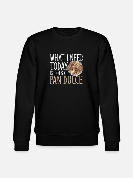 Concha Hispanic Mexican Pan Dulce - Stanley/Stella CHANGER Unisex Organic Sweatshirt - black