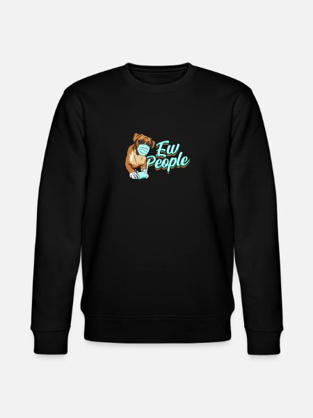 Ew People - human bestfriend - Stanley/Stella CHANGER Unisex Organic Sweatshirt - black