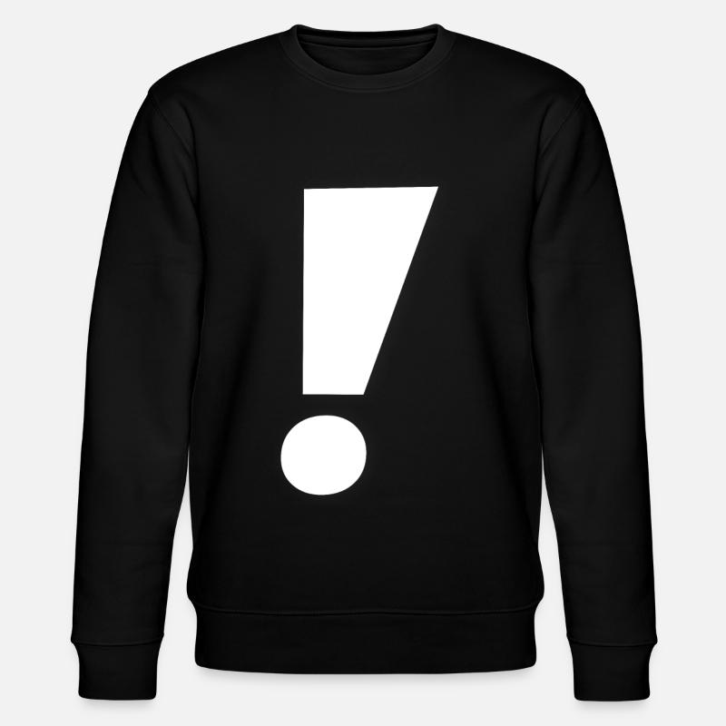 Point d’exclamation - Sweat bio CHANGER Stanley/Stella Unisexe - noir