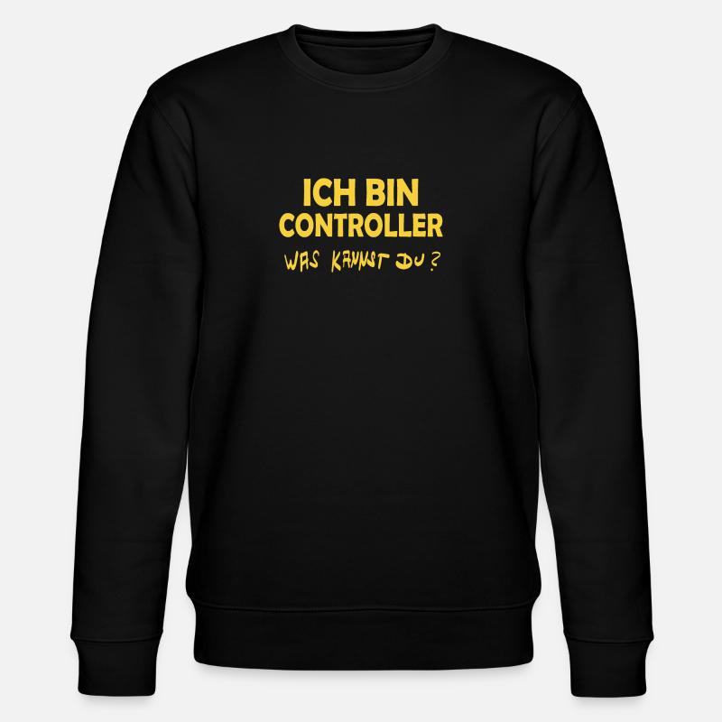 Beruf Controller - Stanley/Stella Unisex Bio-Sweatshirt CHANGER  - Schwarz