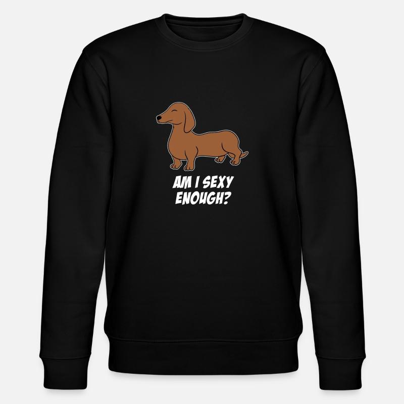 Teckel chien - Sweat bio CHANGER Stanley/Stella Unisexe - noir