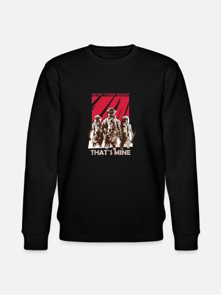 Firefighter Squad Fireman - Stanley/Stella CHANGER Unisex Organic Sweatshirt - black