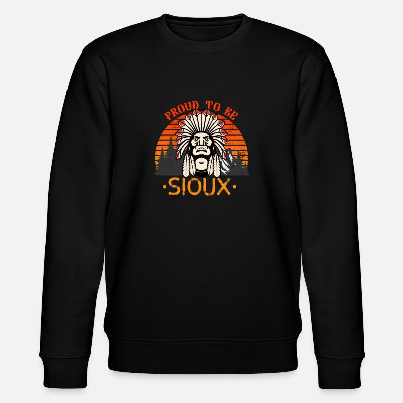 Fier d’être un Amérindien Sioux - Sweat bio CHANGER Stanley/Stella Unisexe - noir
