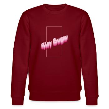 Hallo Zucker - Stanley/Stella Unisex Bio-Sweatshirt CHANGER  - Burgunderrot - Vorne - Nik (191cm) & Marisol (170cm)