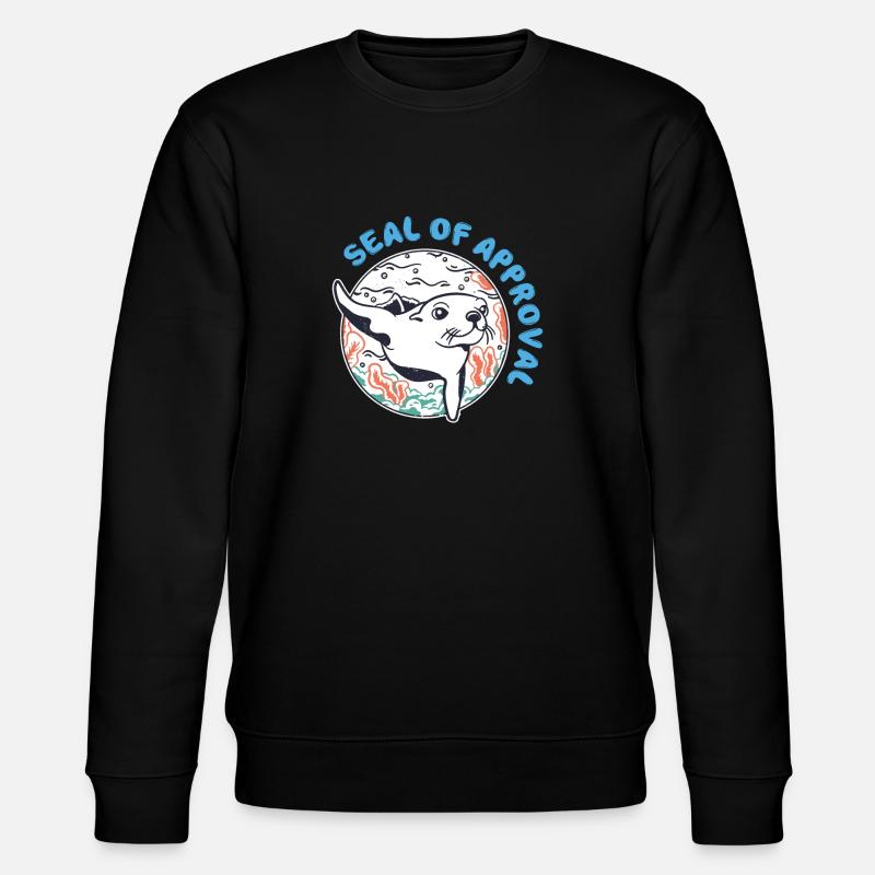 Sceau d’approbation drôle - Sweat bio CHANGER Stanley/Stella Unisexe - noir