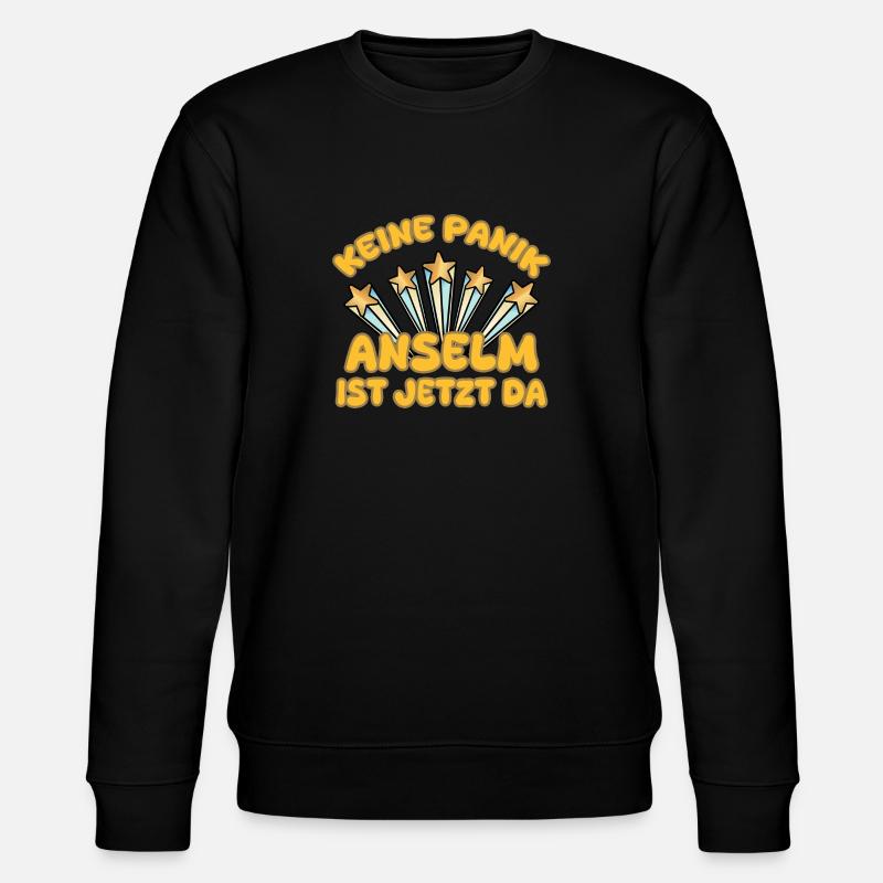 Anselm - Stanley/Stella Unisex Bio-Sweatshirt CHANGER  - Schwarz