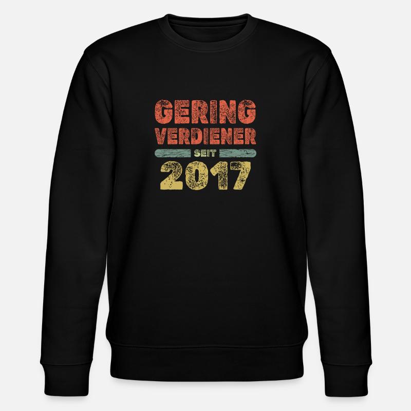 2017 - Stanley/Stella Unisex Bio-Sweatshirt CHANGER  - Schwarz