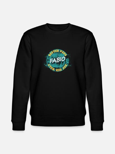 Gift for Fabio - Stanley/Stella CHANGER Unisex Organic Sweatshirt - black