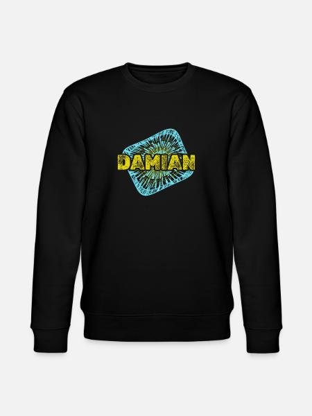 Gift for Damian - Stanley/Stella CHANGER Unisex Organic Sweatshirt - black