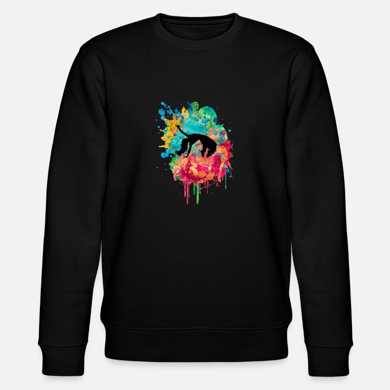 Breakdance Breakdancer PopArt - Stanley/Stella Unisex Bio-Sweatshirt CHANGER - Schwarz