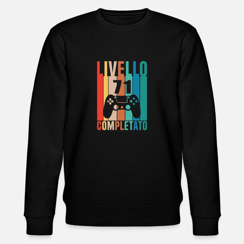 Stufe 71 - Stanley/Stella Unisex Bio-Sweatshirt CHANGER  - Schwarz