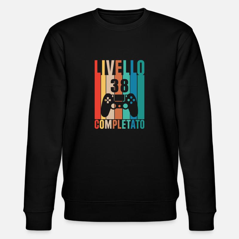 Stufe 38 - Stanley/Stella Unisex Bio-Sweatshirt CHANGER  - Schwarz