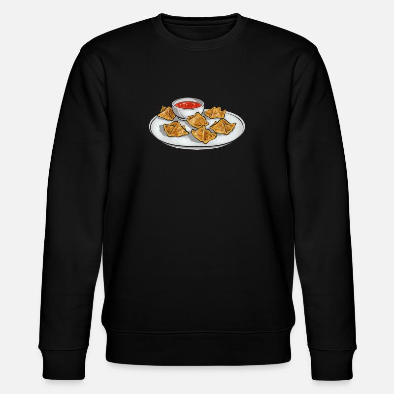 Krabben Rangoon Crab Rangoon - Stanley/Stella Unisex Bio-Sweatshirt CHANGER  - Schwarz