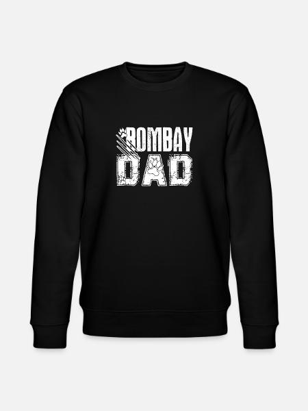 Bombay Bombay Cat Dad - Stanley/Stella CHANGER Unisex Organic Sweatshirt - black
