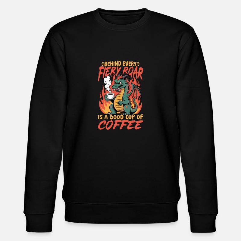 Dragon Coffee Créatures mythiques - Sweat bio CHANGER Stanley/Stella Unisexe - noir