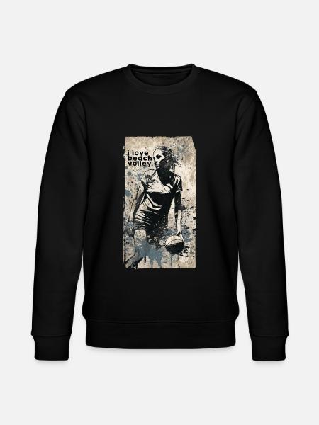 i love beach volley - beach volley ball - Sweat bio CHANGER Stanley/Stella Unisexe - noir