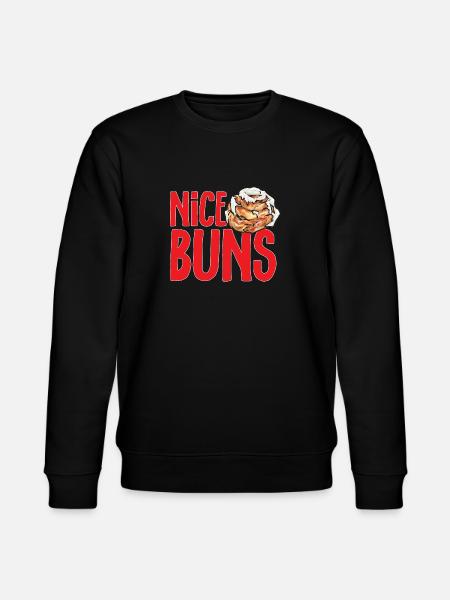 Cinnamon roll - Stanley/Stella CHANGER Unisex Organic Sweatshirt - black