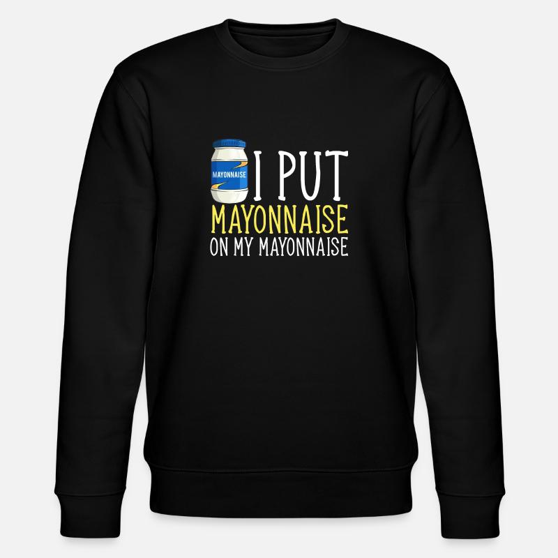 Mayonnaise - Stanley/Stella CHANGER Unisex Organic Sweatshirt - black