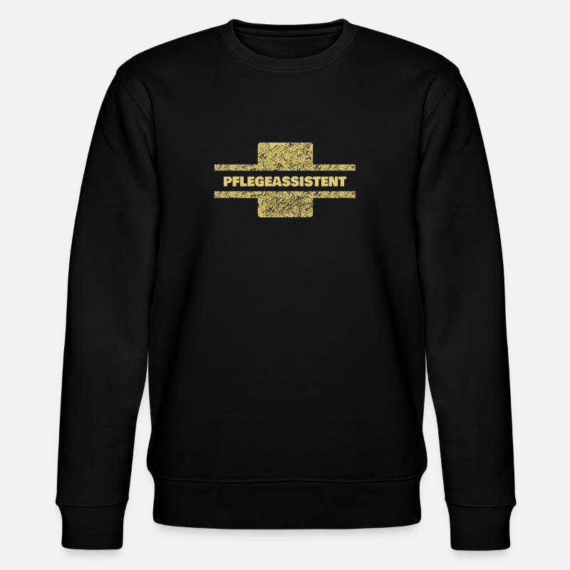 Nursing assistant as a profession - Stanley/Stella CHANGER Unisex Organic Sweatshirt - black