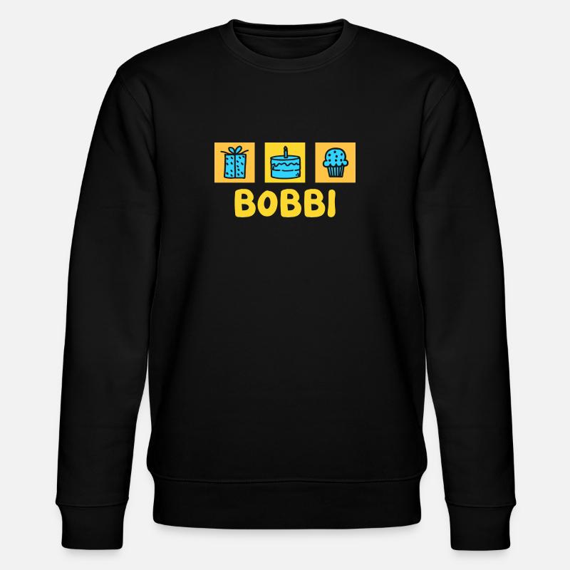 Geschenk für Bobbi - Stanley/Stella Unisex Bio-Sweatshirt CHANGER  - Schwarz