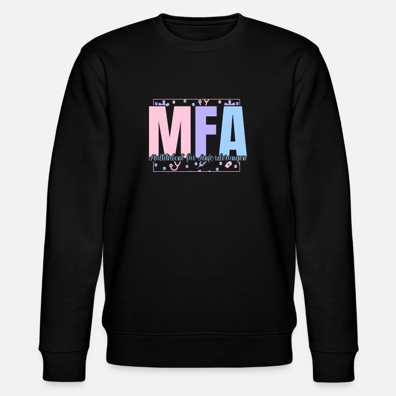 MFA Multi-talented Medical Assistant - Stanley/Stella CHANGER Unisex Organic Sweatshirt - black