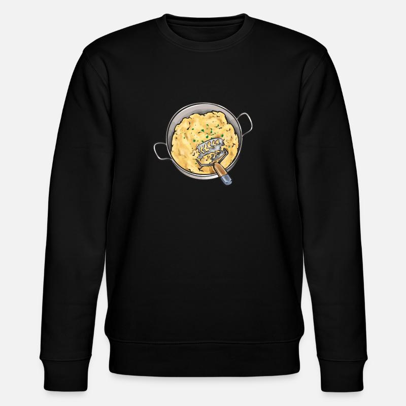 Mashed potatoes Mashed potatoes - Stanley/Stella CHANGER Unisex Organic Sweatshirt - black