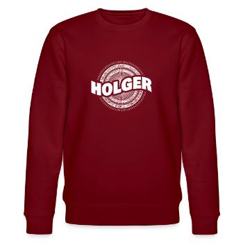 Idée cadeau Holger - Sweat bio CHANGER Stanley/Stella Unisexe - bordeaux - Devant - Nik (191cm) & Marisol (170cm)